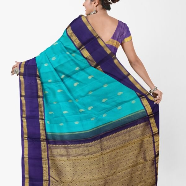 kanchipuram-silk-saree-blue